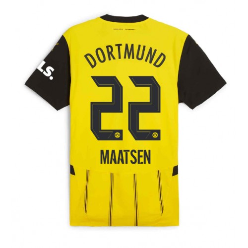 Fotbalové Dres Borussia Dortmund Ian Maatsen #22 Domácí 2024-25 Krátký Rukáv